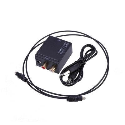 Veemoon Converter Digital to Analog Audio Spdif Coaxial to Analog L/r Audio Converter Lightweight for Portable Use
