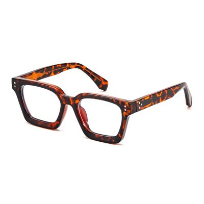 FEISEDY Blue Light Blocking Glasses Women Men Chunky Square Computer Glasses B0101