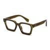 FEISEDY Blue Light Blocking Glasses Women Men Chunky Square Computer Glasses B0101 view 1