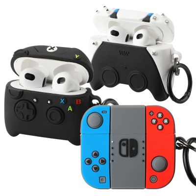 [3Pack] Gedicht for Airpods 3rd Generation Case, Funny 3D Cartoon Game Controller Console Design Silicone Soft Cases for Airpods 3rd Case Cover, with Keychain Kids Women Men for Airpods 3 Case