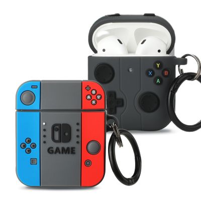 [2Pack] Gedicht for Airpods 2nd Generation Case, Funny 3D Cartoon Game Console Design Silicone Soft Cases for Airpods Case 2nd/1st Gen, with Keychain Kids Women Men for Airpods Case