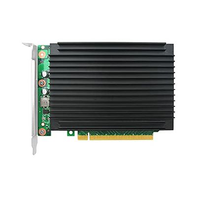 DirectNine Basics 4 Port PCIe 4.0 x16 to M.2 NVMe Adapter PCIe Bifurcation with Heatsink for PC Gaming Support M.2 NVMe SSD in Size 2230, 2242, 2260 and 2280 (SSD not Included)