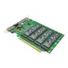 DirectNine Basics 4 Port PCIe 4.0 x16 to M.2 NVMe Adapter PCIe Bifurcation with Heatsink for PC Gaming Support M.2 NVMe SSD in Size 2230, 2242, 2260 and 2280 (SSD not Included) view 4