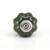 Ceramic Door Knobs,drawer knobs, Ceramic Cabinet knobs,Drawer Pull Handles,Door Knobs,Ceramic Knobs Dresser Cabinet Pulls Color Kitchen Knob Furniture Hardware 40mm,Green Wardrobe Door Handles (Colo view 2