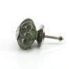 Ceramic Door Knobs,drawer knobs, Ceramic Cabinet knobs,Drawer Pull Handles,Door Knobs,Ceramic Knobs Dresser Cabinet Pulls Color Kitchen Knob Furniture Hardware 40mm,Green Wardrobe Door Handles (Colo view 3