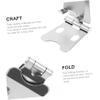 Homoyoyo Folding Mini Cellphone Holder Tablet Stand Desk Phone Rack Storage Rack Angle view 3