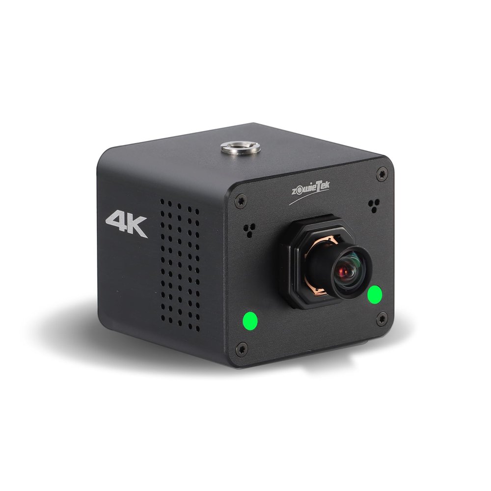 zowietek 4K Native NDI|HX3 POV Box Camera PoE, Auto Focus, SDI & HDMI & UVC Output, Standalone RTSP/RTMP(s)/SRT Live Streaming, Ultra-Compact, Interchangeable Lens, Mobile Phone/Tablet Control(M12 AF)