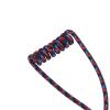 Braided Acoustic Coil Tube Knitted Nylone Moisture Resistant Radio Earpiece Replacement with Mixed Color (Red,Blue,Black) view 2