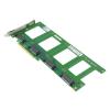 DirectNine Basics 4X U.2 SFF-8639 SSD to PCIE Express 3.0 Gen3 X16 Card NVMe SSD Adapter view 1