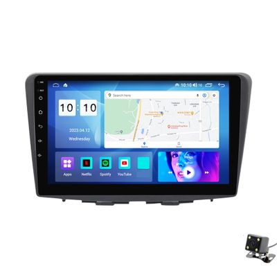 ADMLZQQ Double Din Car Stereo Multimedia with Bluetooth and 9" Touchscreen Android 12 for Suzuki Baleno 2015-2018,with GPS/Car-Play Android/SWC/Backup Camera/Mirror Link/4G WiFi,M400s