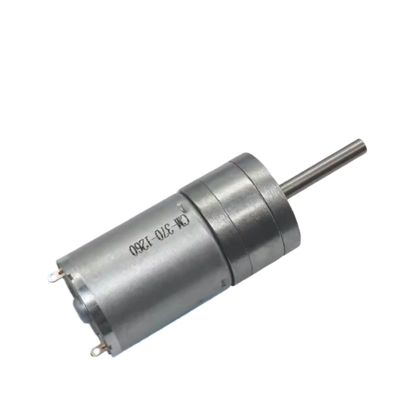 25GA370 DC reduction motor with extended shaft 25mm forward and reverse micro speed control slow motor 6V12V24V (Size : 170 rpm, Color : 6V)