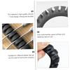 Angoily 8pcs Cable Organizers Slots Desk Wire Holder for Neat Simple Design for Desktop Car Use Black view 3