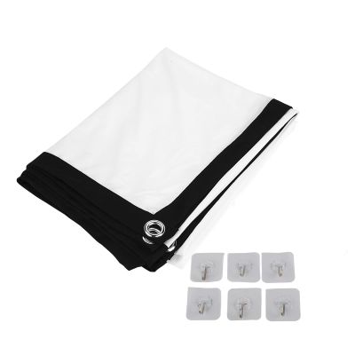 Projector Screen, Portable Projection Screen, 60 100inch 16:9 HD Projector Screen for IndoorOutdoor Cam Movies (84in)