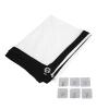 Projector Screen, Portable Projection Screen, 60 100inch 16:9 HD Projector Screen for IndoorOutdoor Cam Movies (84in) view 1