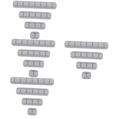 Angoily 16pcs Cord Clips for Desktop Cable Organization Adhesive Wire Holders for Home Office and Trace Design Grey Color