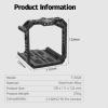 Nitze Cage T-Z02A with Built-in NATO Rails and 3/8" to 1/4" Thread AdaptersCompatible with Z CAM E2-F6 Pro view 2