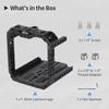 Nitze Cage T-Z02A with Built-in NATO Rails and 3/8" to 1/4" Thread AdaptersCompatible with Z CAM E2-F6 Pro view 4