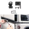 Tumukiw Compatible with INEOS Grenadier 2020-2024 Car Antenna Mount, Tailgate Ladder Antenna Bracket Flagpole Holder Auto Exterior Accessories (Rear Side) view 2