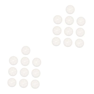 Angoily 20pcs Round Plastic Desktop Cable Organizer Easy to Install Grommet for Offices Studies and Desks