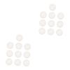 Angoily 20pcs Round Plastic Desktop Cable Organizer Easy to Install Grommet for Offices Studies and Desks view 1