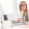 Angoily 20pcs Round Plastic Desktop Cable Organizer Easy to Install Grommet for Offices Studies and Desks view 3