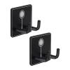 rockible 2Pcs Universal Heavy Duty Wall Mounted Tennis Racket Holder Metal Hanging Hook Tennis Racket Holder for Garage Bedroom Gym Workouts view 1