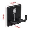 rockible 2Pcs Universal Heavy Duty Wall Mounted Tennis Racket Holder Metal Hanging Hook Tennis Racket Holder for Garage Bedroom Gym Workouts view 2