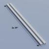 D-Line 6.56ft Cable Raceway, Self Adhesive Cord Cover, Hide Surface Wires, Paintable - 2X 1in (W) x 0.63in (H) x 39in Lengths - White view 4