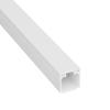 D-Line 3.28ft Cable Raceway, Self Adhesive Cord Cover, Hide Surface Wires, Paintable - 1x 0.63in (W) x 0.63in (H) x 39in Length - White