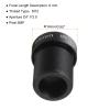 uxcell 25mm CCTV Camera Lens 5MP F2.0 FPV Wide Angle Security Camera Lens M12 Threaded Dia for IP Camera Panoramic, Black view 2