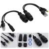 Pilipane 12V PoE Adapter, POE Splitter Injector Kit 1Pair Power Over Ethernet Passive, Cable Splitter Injector Watertight, Passive PoE Injector and PoE Splitter Kit (Black) view 4