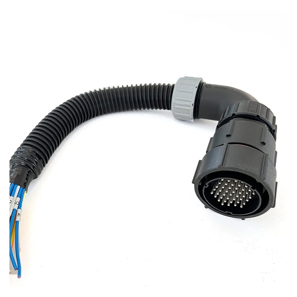 BUIEX 44 Pin TE AMP Car Chassis Electronic Connector Wiring Harness to The Reverse Plug Compatible with Delonghi 828897-1 828895-1 (Color : 44 Pin Male, Size : 1 Pc)