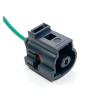 BUIEX 1Pin Wired Pigtail Auto Waterproof Female Electronic Connector Wire Harness Plug Compatible with VAG with Cable 1J0 973 081/1J0 973 701A (Color : 1P Lower Slot, Size : 1Pc with 15cm Wire) view 4