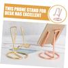 Angoily Desk Phone Holder Stand for Office Cell Phone Holder Iron Stand for Women view 3
