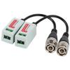 Pilipane Passive Video Balun Connector, Portable HD CVI/HDVI/AHD Cable Connectors, Transceiver Cable Twisted Transmitter for Cameras view 1