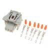 1/5/10/20 Kits 90980-12790 6 Pin/Way Male Female Reversing Radar Camera Connector Plug Cable Wire Pigtail (Color : Female Set, Size : 20Sets) view 1