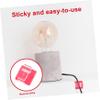 Homoyoyo 50pcs Self-Adhesive Cable Wire Fixing Clips Wall Mount Cord Organizer for Home Office and Car Plastic Wire Holder for Tidy Cables and Safety view 3