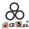 GOOHOCHY 3pcs Recorder Pulley Belt Cassette Tape Machine Belt Rubber Ring for Tape Cassette Recorder DIY Accessory view 3