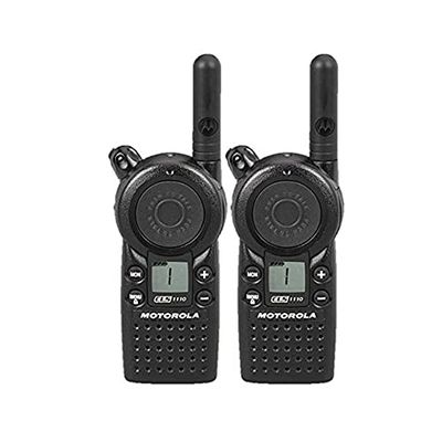 2 Pack of Motorola CLS1110 Two Way Radio Walkie Talkies (UHF) Black, SG_B00TKHCFFW_US-cr (Renewed)