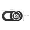 3pcs Webcam Cover Slide Unique Stop Taking Picture Pattern Slim Design for Privacy Easy to Use Adhesive Material for Tablets and Laptops view 3