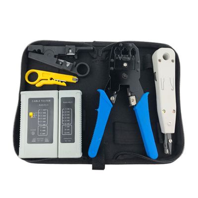 Hemobllo Ethernet Tool Kit Network Installation Tool Set Cable Tester for Computer Maintenance Professionals