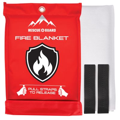 40x40 1 Pack Fire Blanket for Home and Kitchen Firemen Safety Gifts