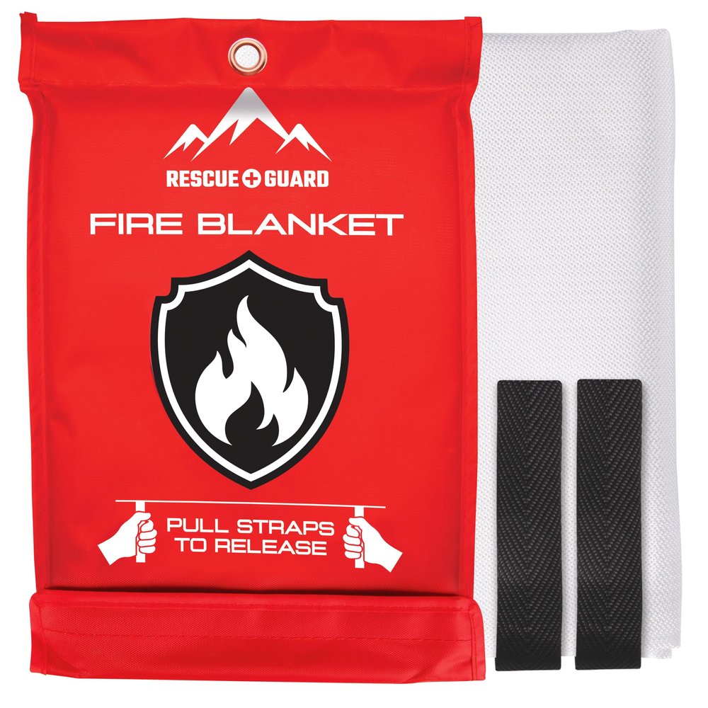 40x40 1 Pack Fire Blanket for Home and Kitchen Firemen Safety Gifts