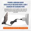 SRS SATELLITE RADIO SUPERSTORE USB-C Power Cable for Sirius XM Satellite Radio PowerConnect Receivers, Works with Vehicle Docking Cradles SDPIV1, XDPIV1, XDPIV2, SXVD1 view 4