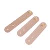 Hemobllo Cable Storage Organizer 3 Pack Pu Leather Cable Ties Gold Cord Anchors for Earphones Tangle- Wire Holder Wire Management view 1