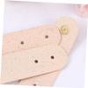 Hemobllo Cable Storage Organizer 3 Pack Pu Leather Cable Ties Gold Cord Anchors for Earphones Tangle- Wire Holder Wire Management view 2