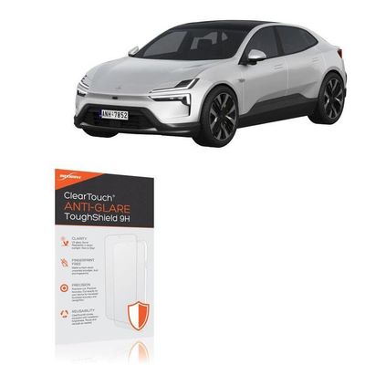 BoxWave Screen Protector Compatible with Polestar 2024 Polestar 4 Rear Display (5.7 in) - ClearTouch Anti-Glare ToughShield 9H (2-Pack), Anti-Glare 9H Tough Flexible Film Screen Protector
