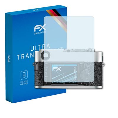 atFoliX Screen Protection Film compatible with Leica M9-P Screen Protector, ultra-clear FX Protective Film (3X)