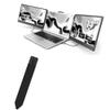 BoxWave Stylus Pouch Compatible with Domyfan S2 Triple Portable Monitor (14 in) - Stylus PortaPouch, Pen Stylii Holder Carrier Portable Self-Adhesive - Jet Black view 1