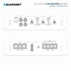 BLAUPUNKT BPA-E602 2-Channel Class AB Car Amplifier - 800W Max Power, 180W RMS Bridged - Compact Design for Crystal-Clear Audio view 4